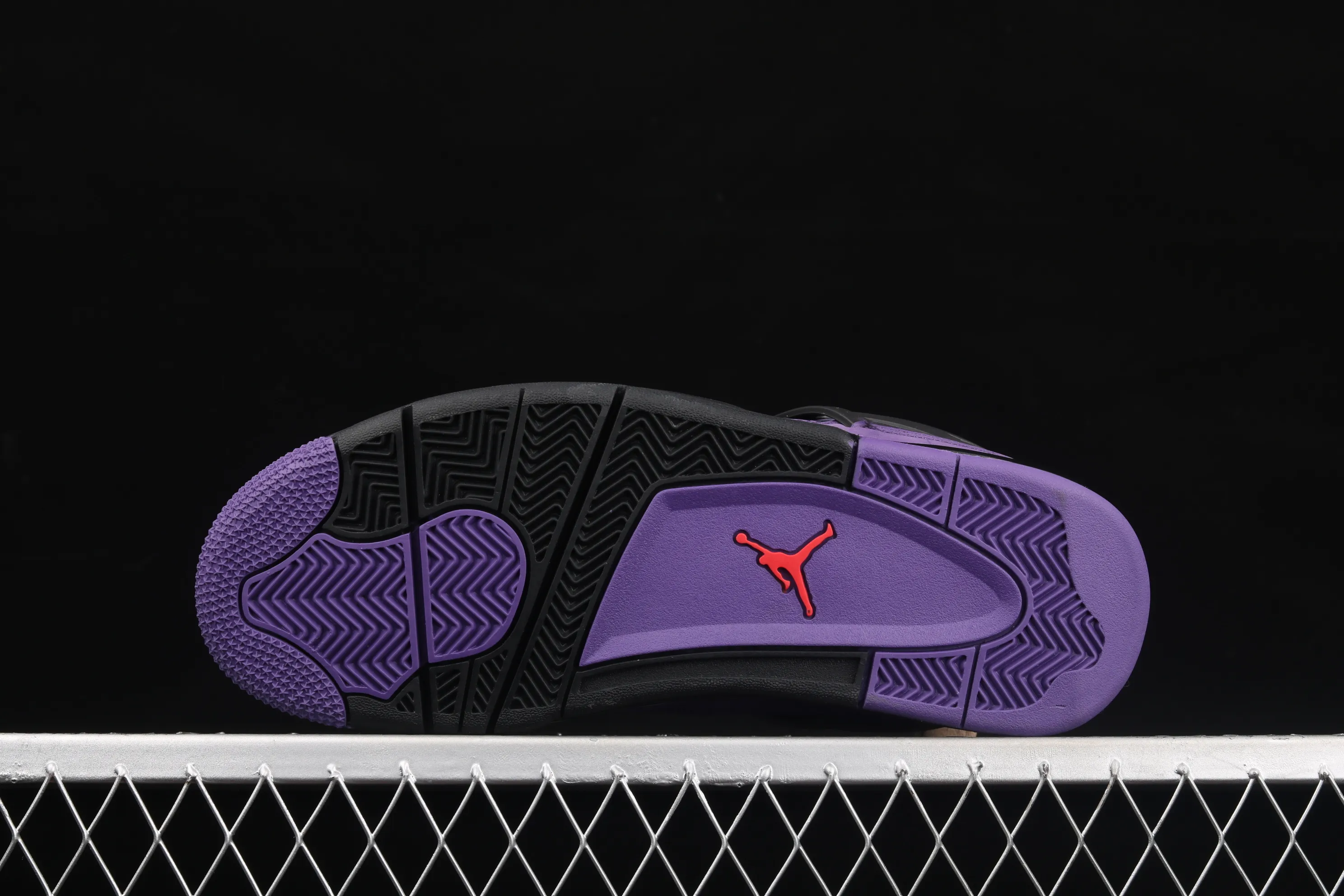 All categories Air Jordan Jordan series basketball shoes Air Jordan 4 G version Air Jordan 4 Retro AJ4 Joe 4 suede black and purple 308497-408